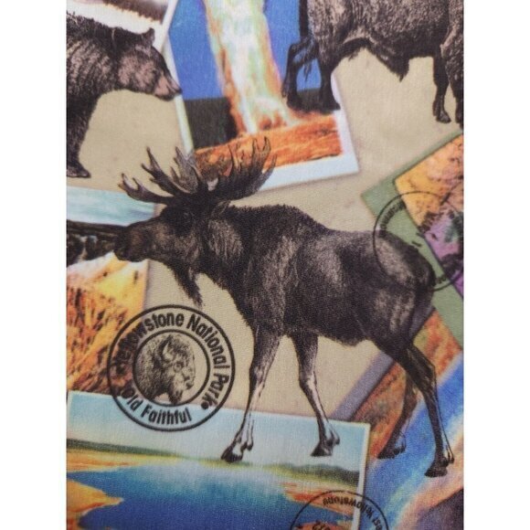 Vintage Yellowstone General Stores Button Up Shirt‎ Short Sleeve Mens Large - Picture 5 of 9